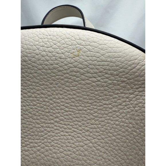 Michael Kors Jaycee Medium Pebbled Leather Backpack Light Cream Flaws - Picture 7 of 16